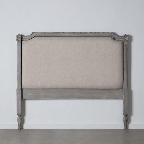 CABECERO GRIS MADERA / TEJIDO 162 X 7 X 144 CM