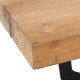 MESA COMEDOR NATURAL-NEGRO 280 X 100 X 77 CM