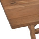 MESA COMEDOR NATURAL MADERA DE SUAR 300 X 110 X 76 CM