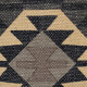 PUF NEGRO-TAUPE TEJIDO DECORACIÓN 45 X 45 X 45 CM