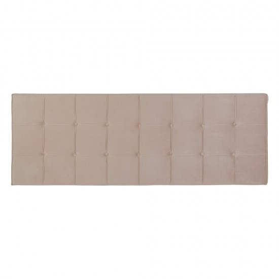 CABECERO BEIGE TEJIDO DORMITORIO 180 X 7 X 64 CM