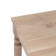 MESA COMEDOR NATURAL MADERA MINDI SALÓN 100 X 100 X 77 CM